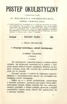 Postęp Okulistyczny 1901 R.3 nr 11