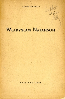 Władysław Natanson