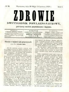 Zdrowie 1878 R.1 nr 11