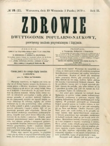 Zdrowie 1879 R.2 nr 19