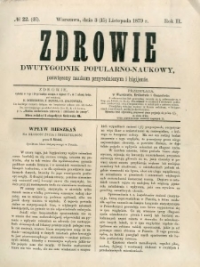 Zdrowie 1879 R.2 nr 22