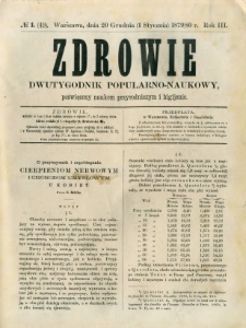Zdrowie 1880 R.3 nr 1