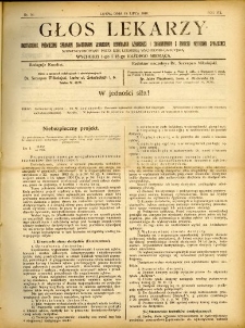 Głos Lekarzy 1910 R.8 nr 14