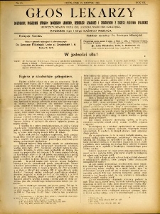 Głos Lekarzy 1910 R.8 nr 16
