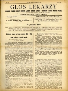 Głos Lekarzy 1910 R.8 nr 23