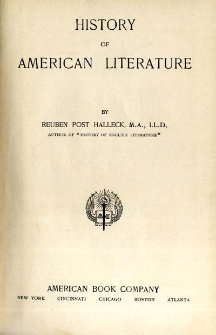 History of American literature