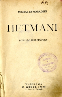 Hetman : powieść historyczna