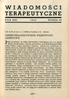 Wiadomości Terapeutyczne 1942 R.13 nr 6-7