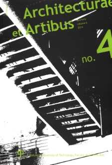 Architecturae et Artibus. Vol.6, no.4