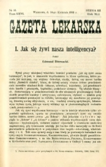 Gazeta Lekarska 1906 R.41, t.26, nr 14