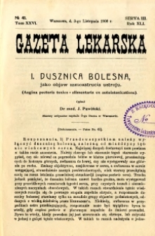 Gazeta Lekarska 1906 R.41, t.26, nr 43