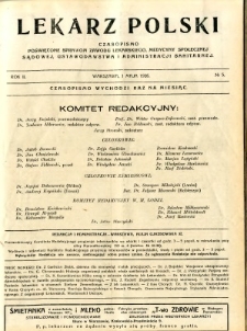 Lekarz Polski 1926 R.2 nr 5