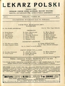 Lekarz Polski 1926 R.2 nr 9