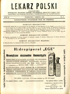 Lekarz Polski 1927 R.3 nr 8