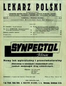 Lekarz Polski 1935 R.11 nr 9