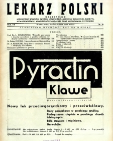 Lekarz Polski 1936 R.12 nr 10