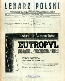 Lekarz Polski 1937 R.13 nr 4