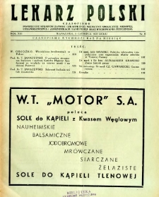 Lekarz Polski 1937 R.13 nr 6