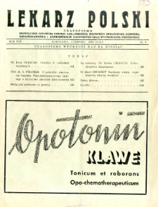 Lekarz Polski 1939 R.15 nr 6