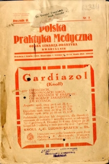 Polska Praktyka Medyczna 1931 R.2 nr 2