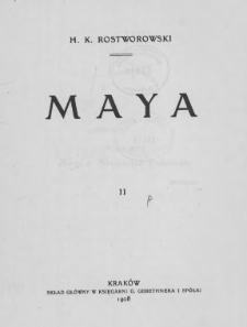 Maya. [T.] 2