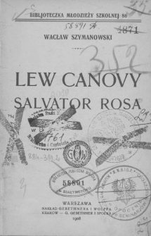 Lew Canovy ; Salvator Rosa
