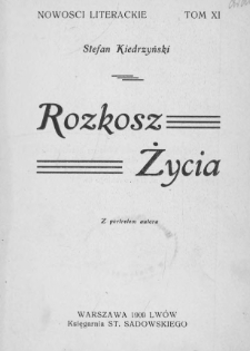Rozkosz życia