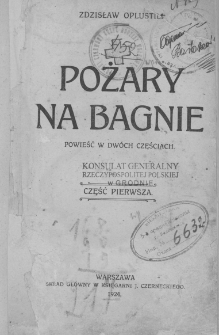 Pożary na bagnie : powieść w dw&oacute;ch częściach. Cz. 1-2