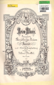 Arien-Album Sammlung Berühmter Arien für Sopran mit Klavierbegleitung