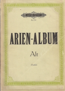Arien-Album Berühmte Arien für Alt mit Klavierbegleitung