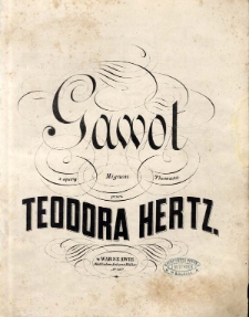 Gawot z opery Mignon Thomasa.