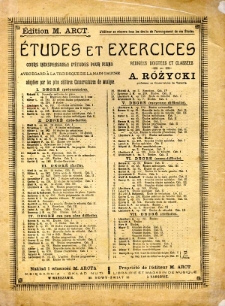 15 études enfantines : op. 181.Cah. 1.