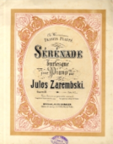 Sérénade burlesque, op. 20 : pour piano.