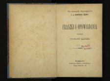 Fraszki i opowiadania : ze starych szpargałów ś.p. Karola Żery