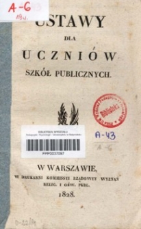 Ustawy dla uczniów szkół publicznych