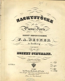Nachtstücke : für das Piano-forte, op. 23.