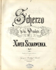 Scherzo : für das Pianoforte, op. 4.