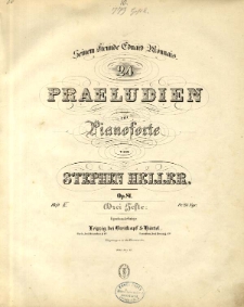 24 Preluden : für Pianoforte : Op. 81. Heft 2.