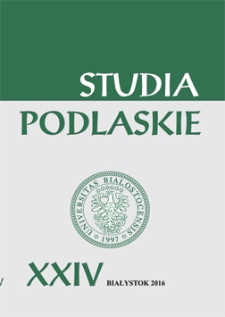 Studia Podlaskie. T. 24