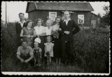 Wizyta w stacji meteorologicznej, Białystok, 1952 r.