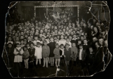 Choinka dla dzieci pracowników Policji, ul. Warszawska 63, Białystok, ok. 1934 – 35 r.