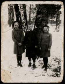 Eugenia Kula z rodzeństwem, lata 30. XX w.