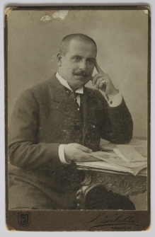 Portret Witolda Liskowackiego (dziadka Ligii Haliny Liskowackiej-Zinkow), Kraków, pocz. XX w.