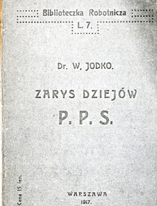 Zarys dziejów P.P.S.