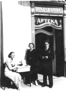 Irena Kurnicka oraz Jadwiga Kurnicka, Białystok, 1935 r.