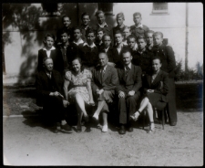 Grono Pedagogiczne Gimnazjum im. Zygmunta Augusta, ul. Kościelna, Białystok, 1946 r.