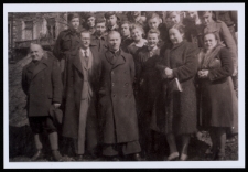 Grono Pedagogiczne Liceum Męskiego, ul. Kościelna, Białystok, 1947 r.