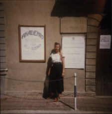 Joanna Filipowicz-Choroszucha na Międzynarodowej Akademii Nauki, San Marino, 1989 lub 1990 r.