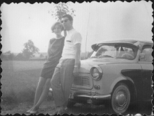 Elżbieta Karczewska podczas praktyk studenckich, Geising, Niemcy, 1969 r.