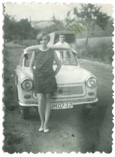 Elżbieta Karczewska podczas praktyk studenckich, Geising, Niemcy, 1969 r.